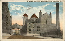 Allegheny County Jail and Bridge of Sighs Pittsburgh, PA Postcard Postcard Postcard