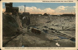 Crusher Plant - Illinois State Penitentiary Joliet, IL Postcard Postcard 