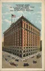 Davenport Hotel Postcard