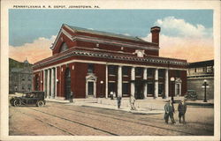 Pennsylvania RR Depot Johnstown, PA Postcard Postcard Postcard