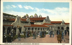 Scene at Santa Fe Station Scene at Santa Fe Station