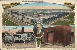 Henry Ford Factory Postcard