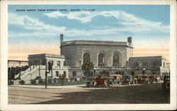 Union Depot from Street Level Postcard