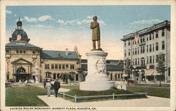 Patrick Walsh Memorial, Barrett Plaza Postcard