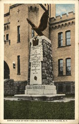 Birth Place of New York as a State White Plains, NY Postcard Postcard Postcard