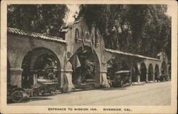 Entrance to Mission Inn Riverside, CA Postcard Postcard Postcard
