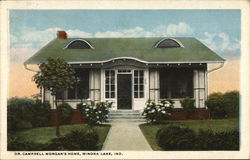 Dr. Campbell Morgan's House Winona Lake, IN Postcard Postcard Postcard