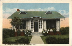 Dr. Campbell Morgan's Home Winona Lake, IN Postcard Postcard Postcard