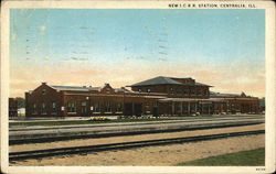 New I.C.C.R. Station Postcard
