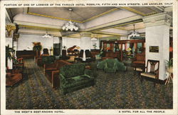 Hotel Rosslyn Los Angeles, CA Postcard Postcard Postcard