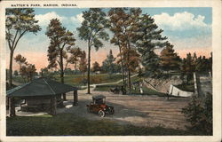 Matter's Park Marion, IN Postcard Postcard Postcard