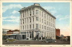 First National Bank Longview, TX Postcard Postcard Postcard