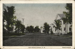 Main Street Canaan, NH Postcard Postcard Postcard