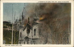 The Fire, March 29, 1922 Postcard