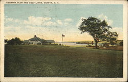 Country Club and Golf Links Postcard