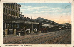 Famous French Market New Orleans, LA Postcard Postcard Postcard