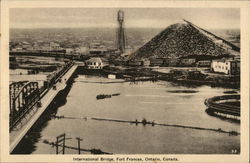 International Bridge Fort Frances, ON Canada Ontario Postcard Postcard Postcard
