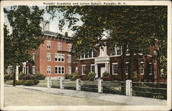 Pulaski Academy and Union School New York Postcard Postcard Postcard