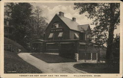 Forget-Me-Not Shop and Tea Room Williamstown, MA Postcard Postcard Postcard