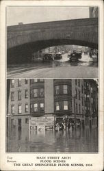 Main Street Arch, Flood Scenes Main Street Arch, Flood Scenes