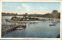 Hay Harbor Fishers Island, NY Postcard Postcard 