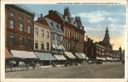 View of Paint Street, Looking South Chillicothe, OH Postcard Postcard Postcard