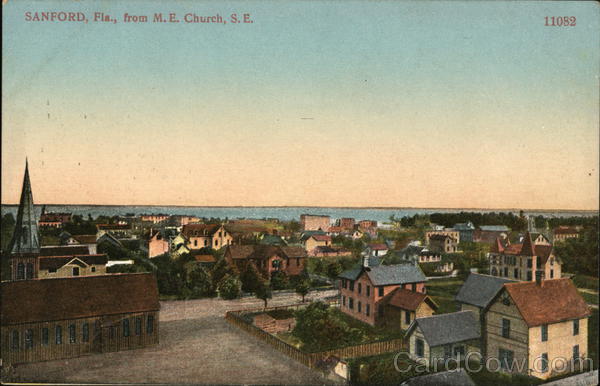 View from M.E. Church, S.E. Sanford Florida