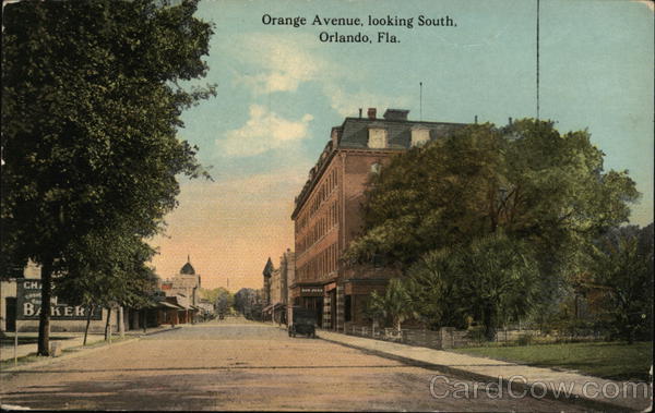 Orange Avenue Looking South Orlando Florida
