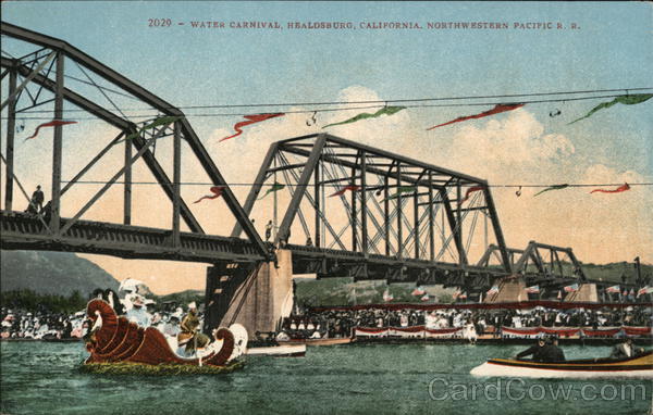 Water Carnival, Northwestern Pacific R.R. Healdsburg California