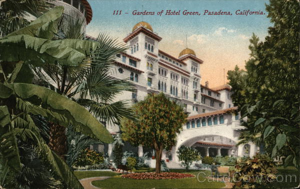 Gardens of Hotel Green Pasadena California