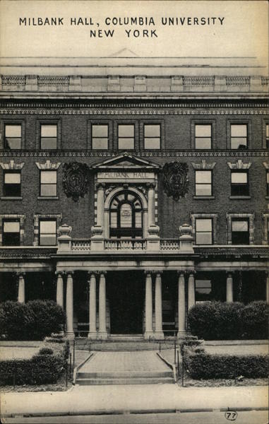 Milbank Hall, Columbia University New York