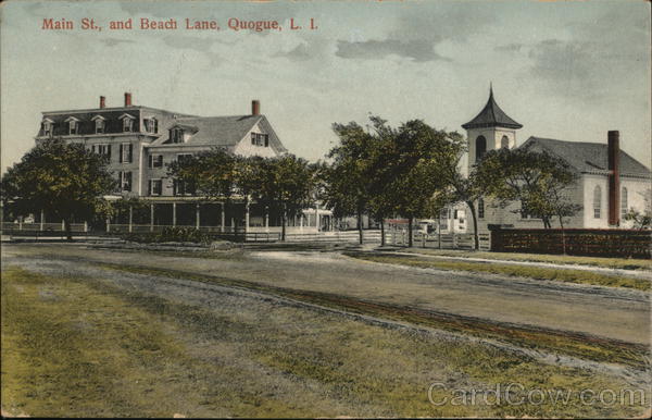 Main St. and Beach Lane Quogue New York