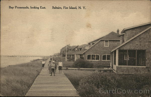Bay Promenade, Looking East Saltaire New York