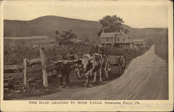 Road Leading to High Falls Dingmans Ferry Pennsylvania