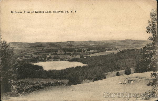 Bird's Eye View of Kenoza Lake New York