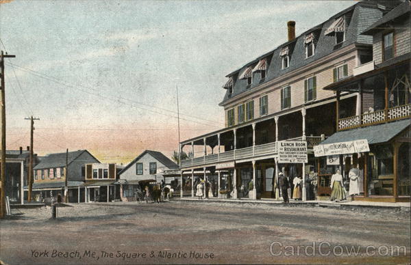 The Square and Atlantic House York Beach Maine