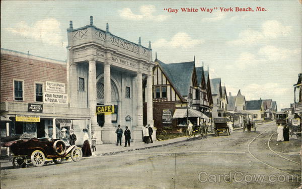 Gay White Way York Beach Maine
