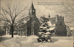 Mary Lyon Chapel and Administration Building, Mount Holyoke College Postcard