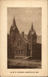 1st M. E. Church Postcard