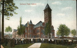 Spokane High School Washington Postcard Postcard Postcard