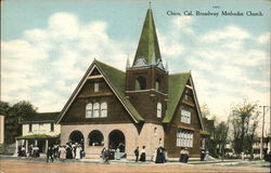 Broadway Methodist Church Chico, CA Postcard Postcard Postcard