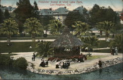 Midwinter Scene at West Lake Park Postcard