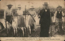 An Hour's Catch Near Citrus Center Labelle Park, FL Postcard Postcard Postcard