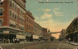 Franklin Street From Cass Street Tampa, FL Postcard Postcard Postcard