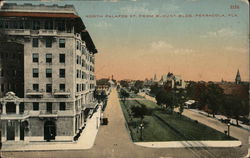 North Palafox Street from Blount Building Pensacola, FL Postcard Postcard Postcard