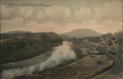 House Mountain in Distance East Lexington, VA Postcard Postcard Postcard