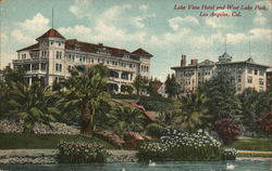 Lake View Hotel and West Lake Park Postcard