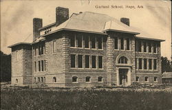Garland School Postcard