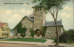 Methodist Church Melrose, MA Postcard Postcard Postcard