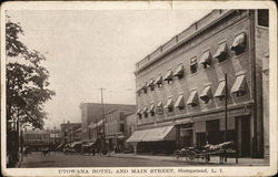 Utowana Hotel and Main Street Postcard